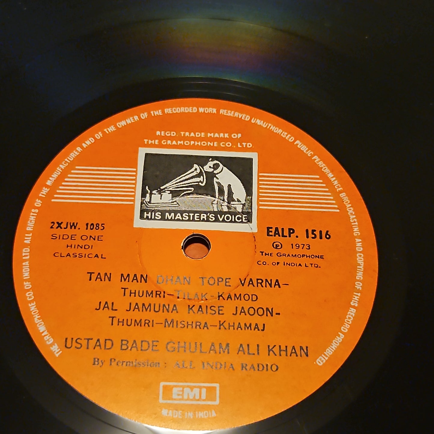 Ustad Bade Ghulsm Ali Khan Sings Thumris Classical in Excellent