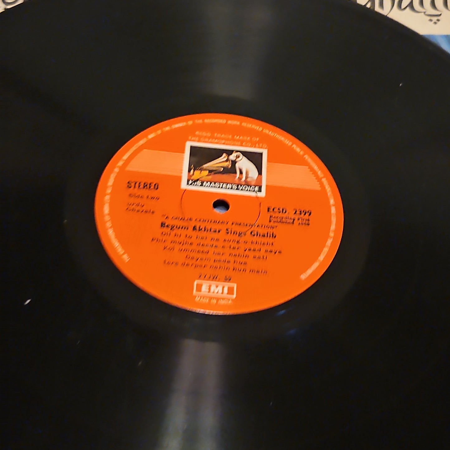 Begum Akhtar -Sings Ghalib in Stereo record in Excellent condition