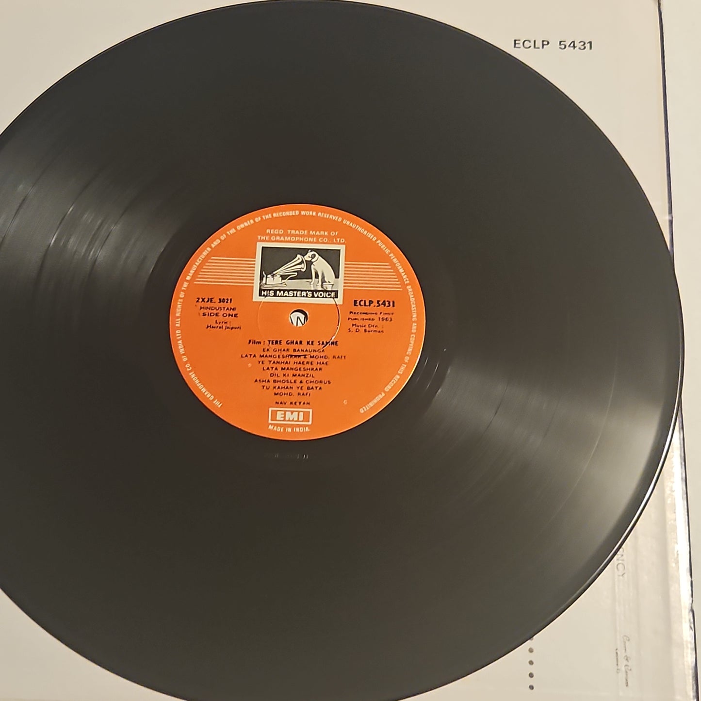 Tere Ghar ke Samne - Original Soundtrack by S. D. Burman in pristine condition