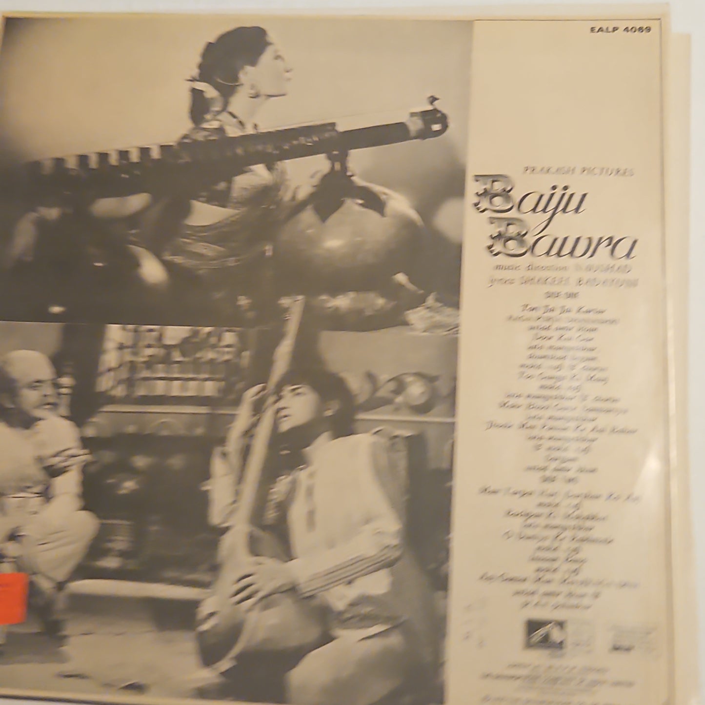 4 Lps of Great Maestro NAUSHAD Mere Mehboob, Mother India, Aadmi and Baiju Bawra in Pristine