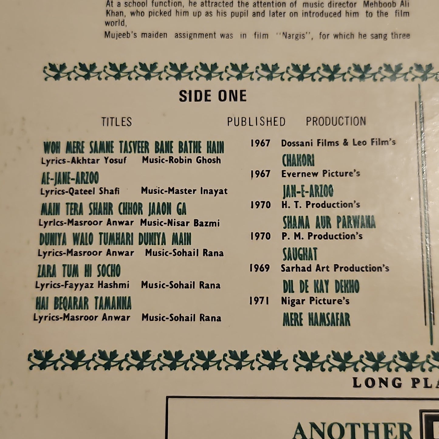 Mujib Alam* Best Of Mujib Alam Vol. 1 - VG+