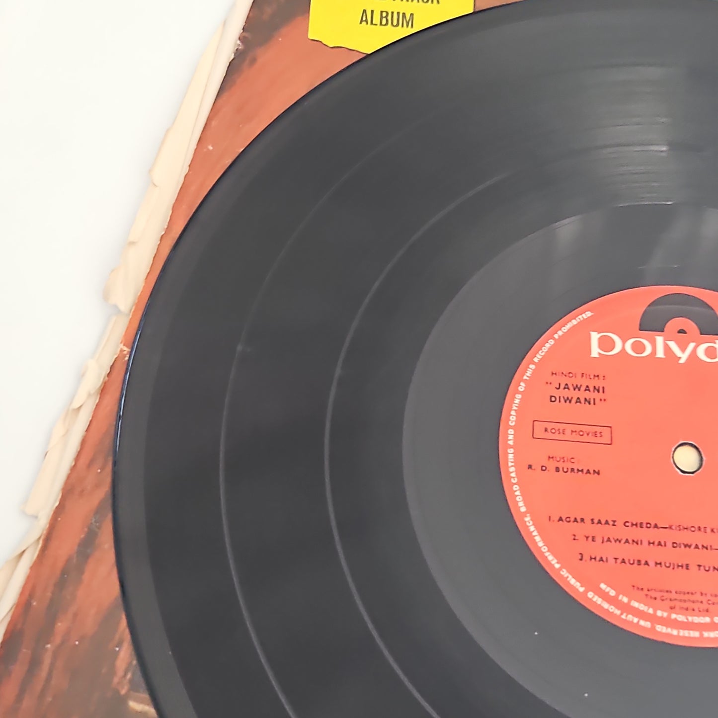 Jawani Diwani - 1st pressing R D Burman record Superhit Album VG+ condition