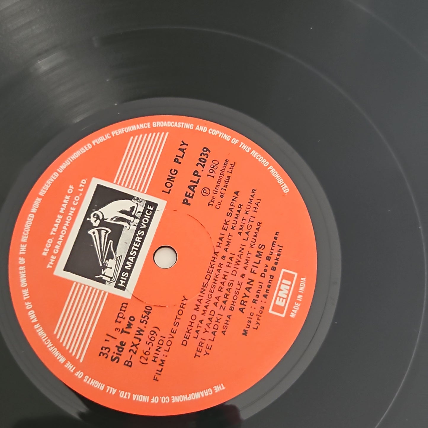 Love Story - R D Burman superhit in Near Mint