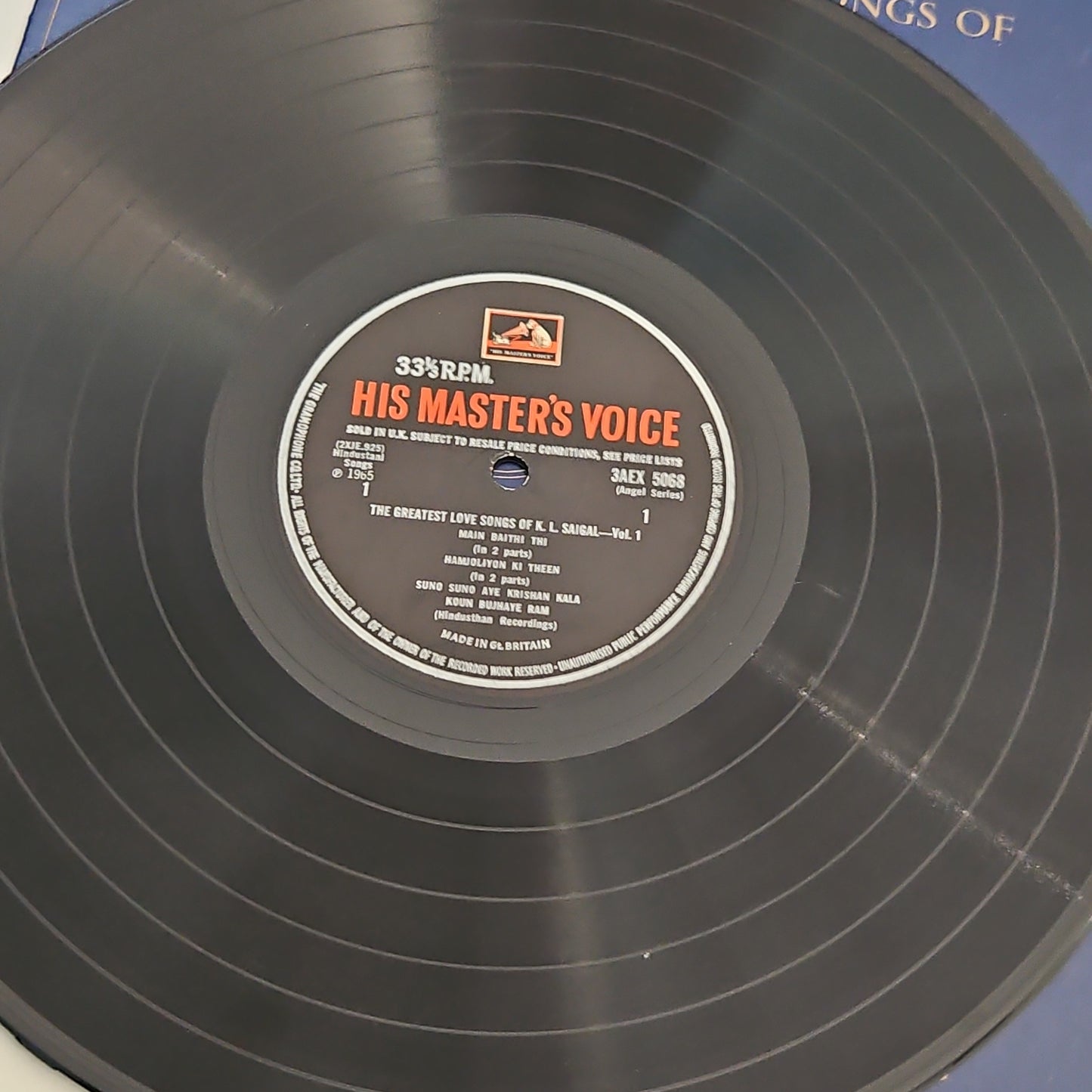 K. L. Saigal - Greatest Love Songs Of K. L. Saigal (An Album Of His Timeless Genius) in excellent vol 1