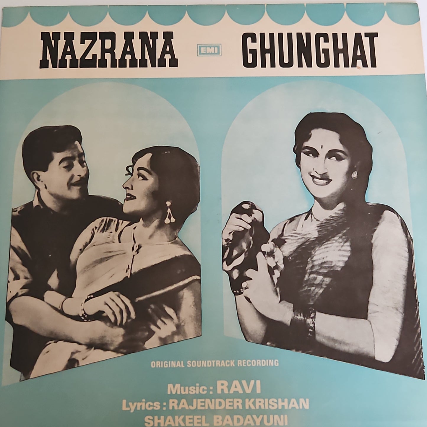 3 lps Classic Ravi , Bharosa, Chaudhvin Ka Chand and Nazrana plus Ghunghat in Near mint and pristine