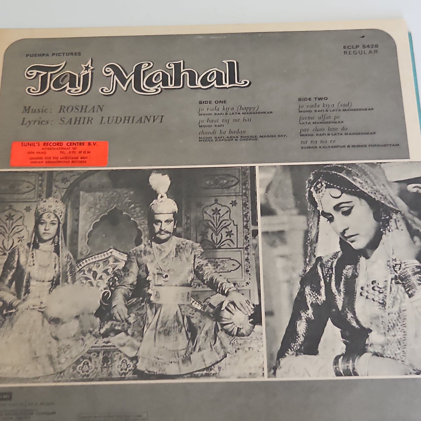 3 LPs package Roshan Classic Barsat ki Rat,Taj Mahal, and Dil Hi To Hai in near mint - pristine