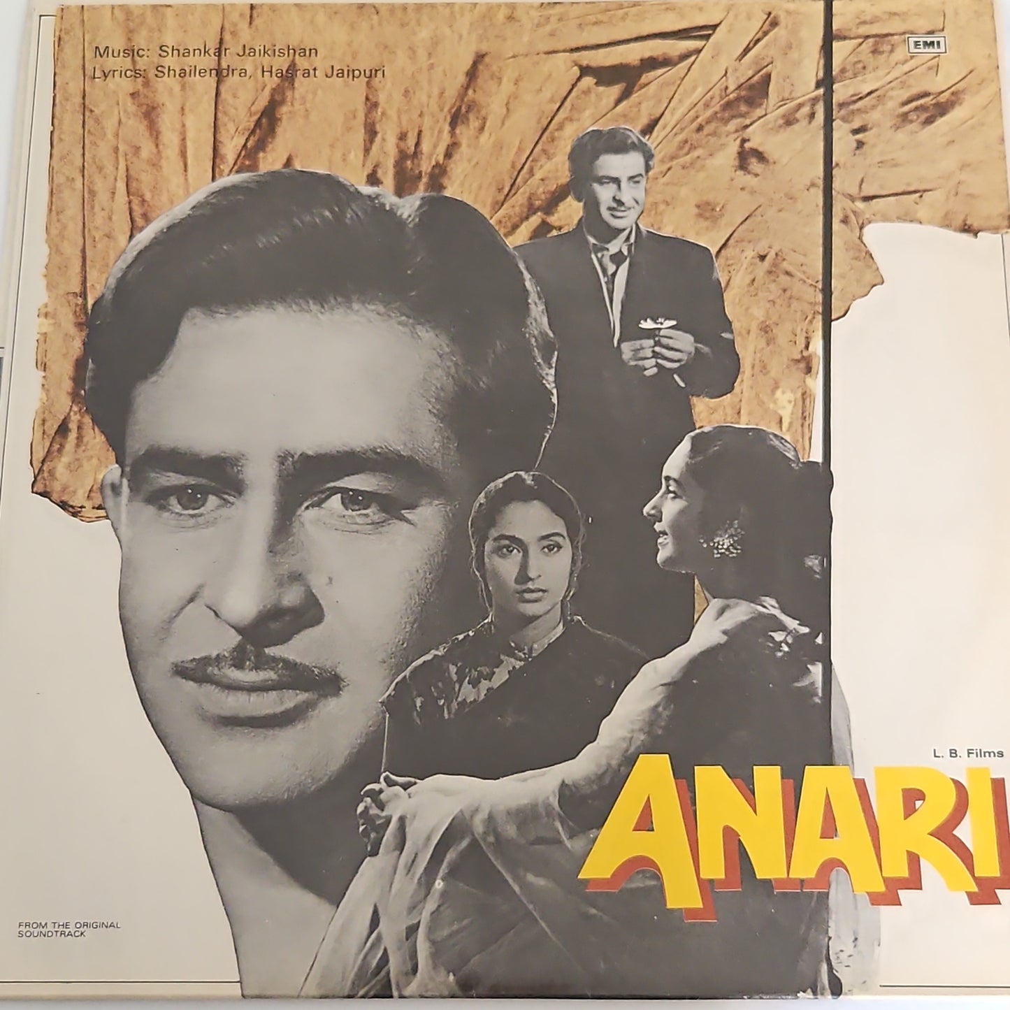 3 LPs Blockbuster Raj Kapoor and Shankar Jaikishan combo, ANARI, SHREE 420 AND CHORI CHORI - near mint