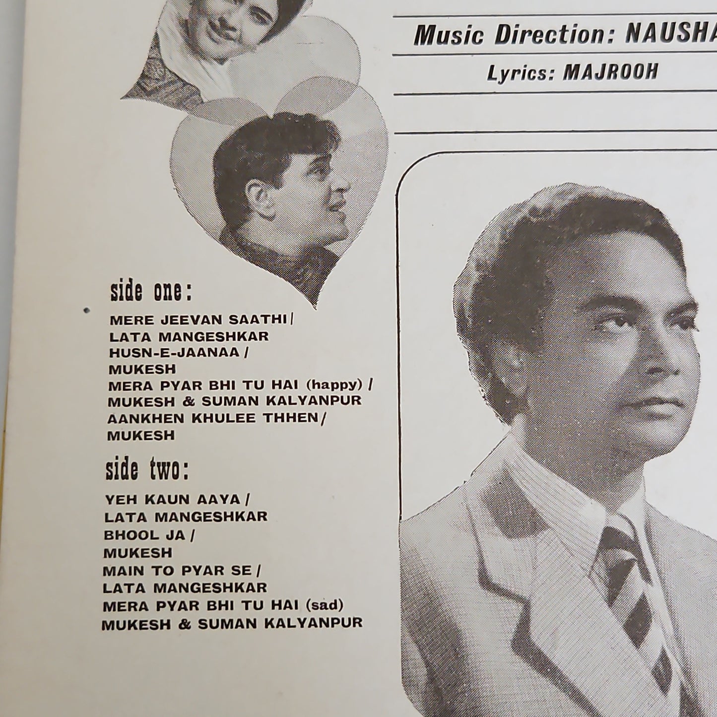 3 LPs Blockbuster Rajendra Kumar and Naushad combo Saathi, Palki and Mere Mehboob- near mint