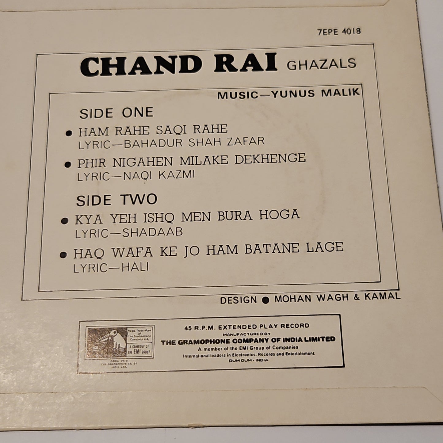 Chand Rai – Ghazals