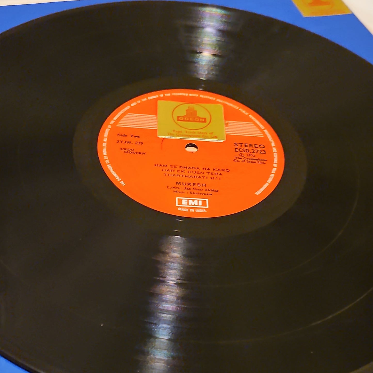Mukesh - Ghazals of Mukesh music Khaiyaam ln near mint pristine