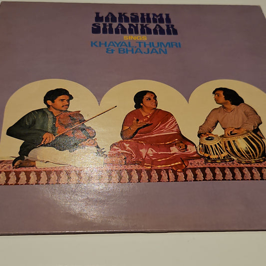 Lakshmi Shankar Sings Khayal, Thumri & Bhajan with Zakir Hussain in near mint
