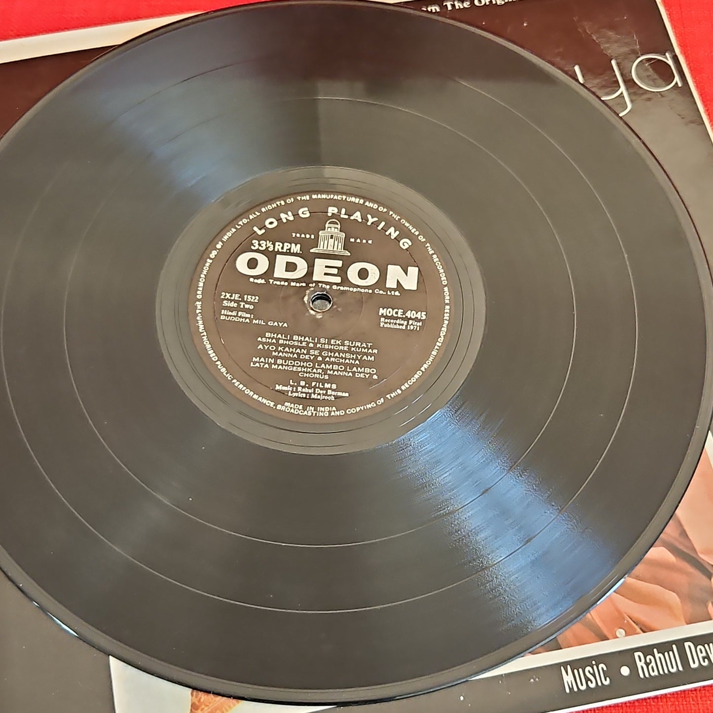 Buddha Mil Gaya - 1st Odeon Ring version Music By R. D. Burman in VG- condition