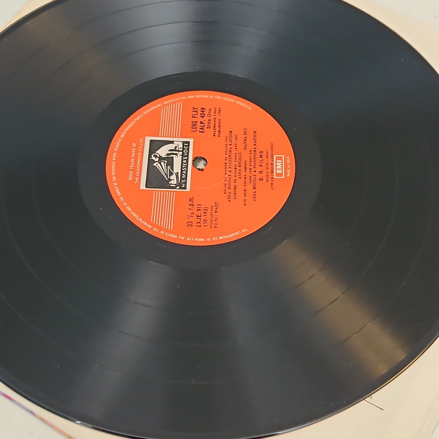 WAQT - RAVI and B. R. CHOPRA Classic  BLOCKBUSTER In Near Mint