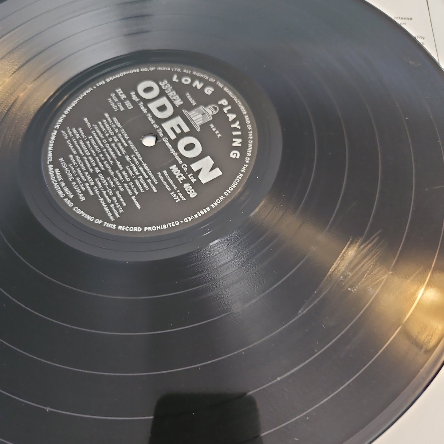 Kishore Kumar - Choicest Film Songs in Odeon excellent