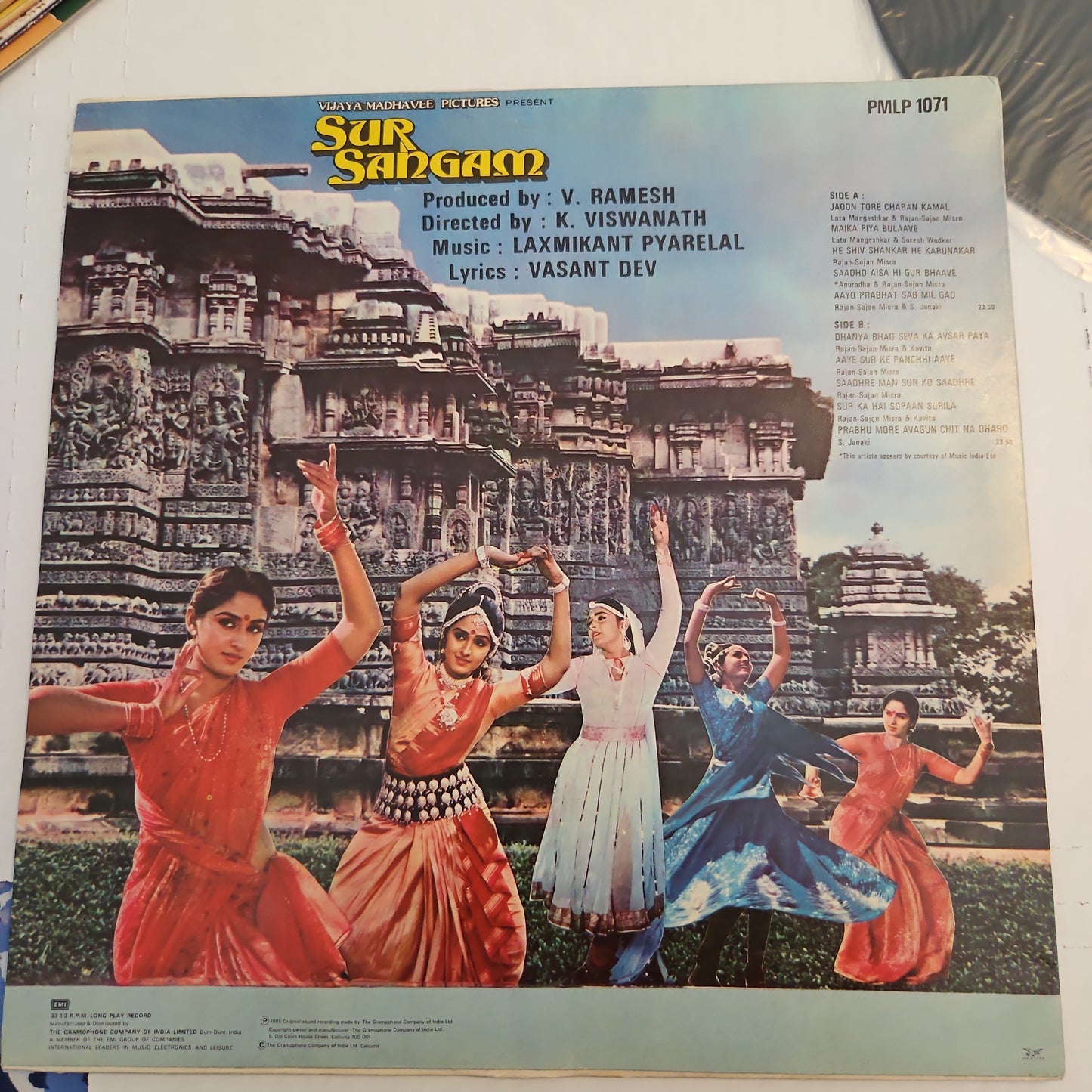 Sur Sangam - Laxmiknat pyarelal Unplayed mint Pristine