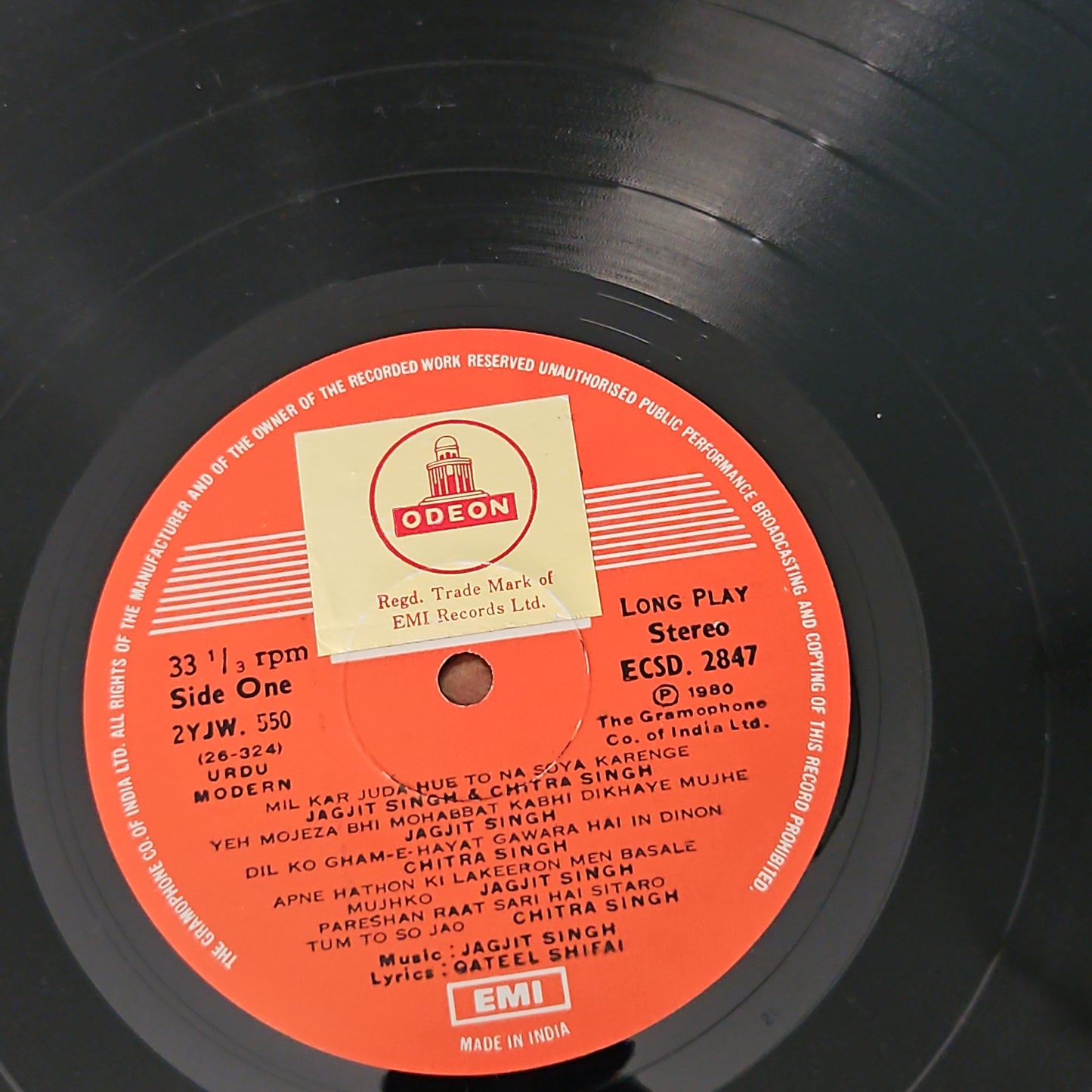 A Milestone  - Jagjit and Chitra Singh in Near Mint Condition