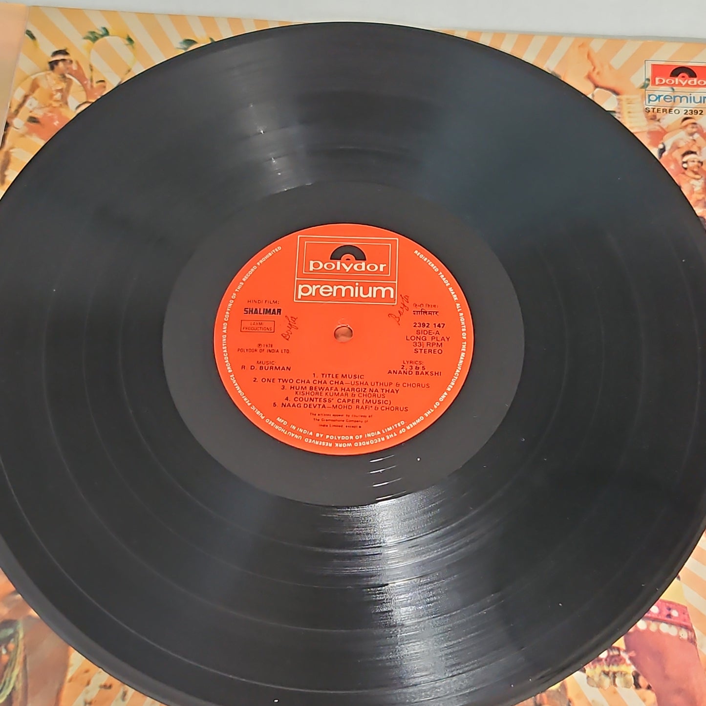 Shalimar - Blockbuster R D Burman - in multifold in excellent Condition