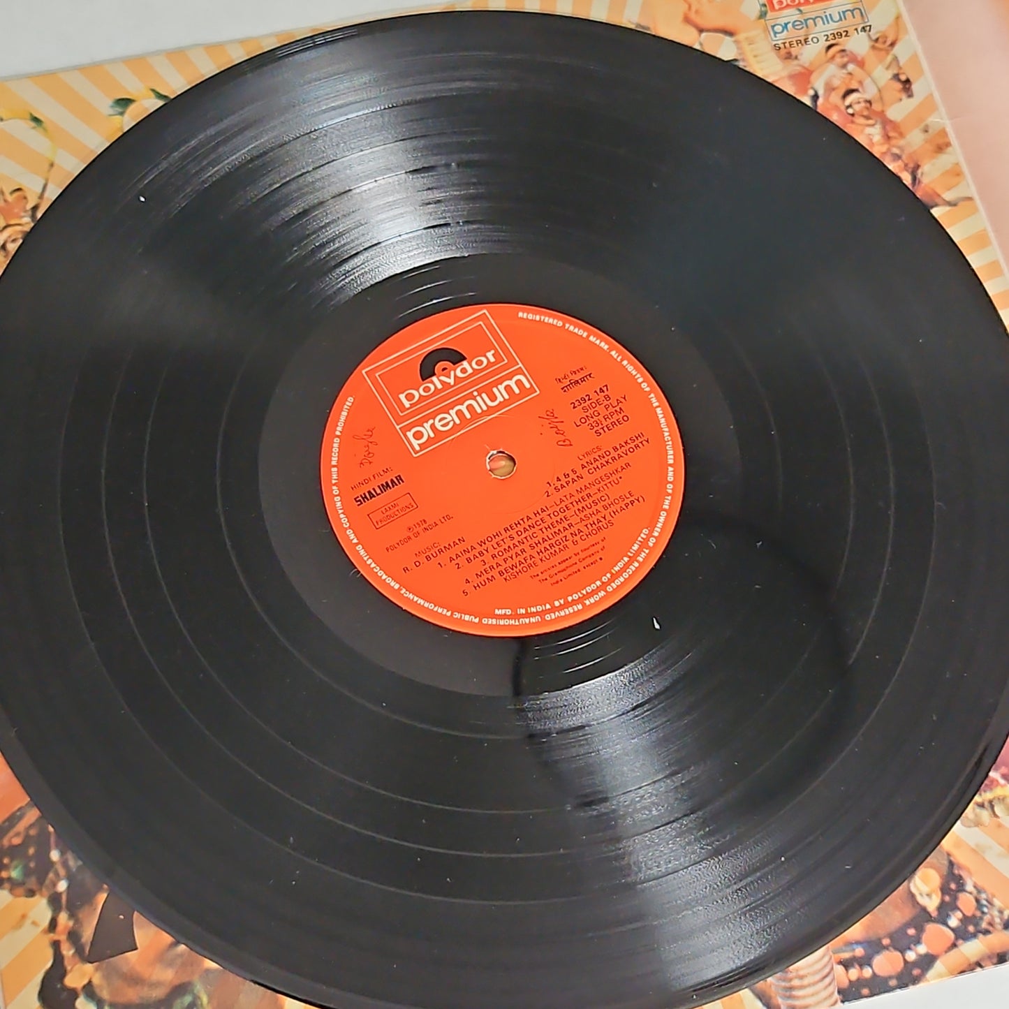 Shalimar - Blockbuster R D Burman - in multifold in excellent Condition