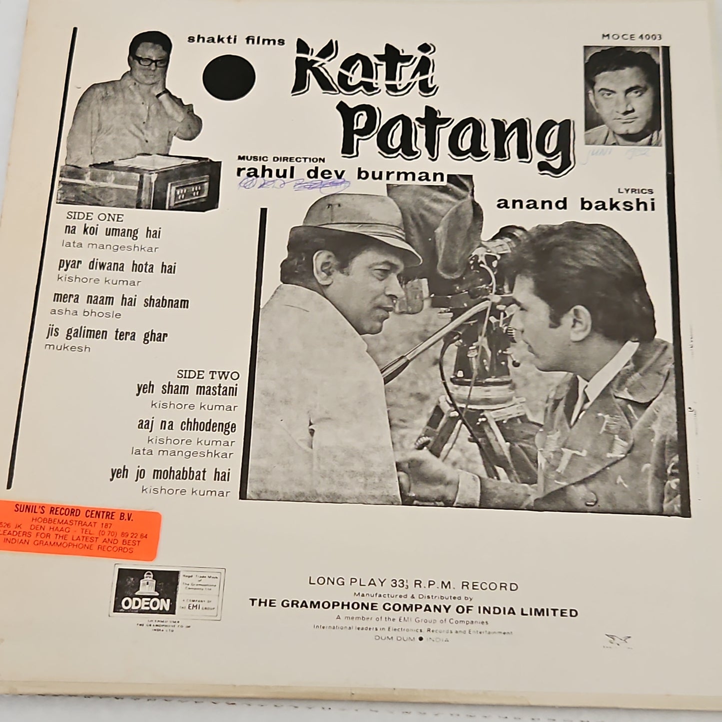 KATI PATANG - R D BURMAN - Blockbuster in Excellent