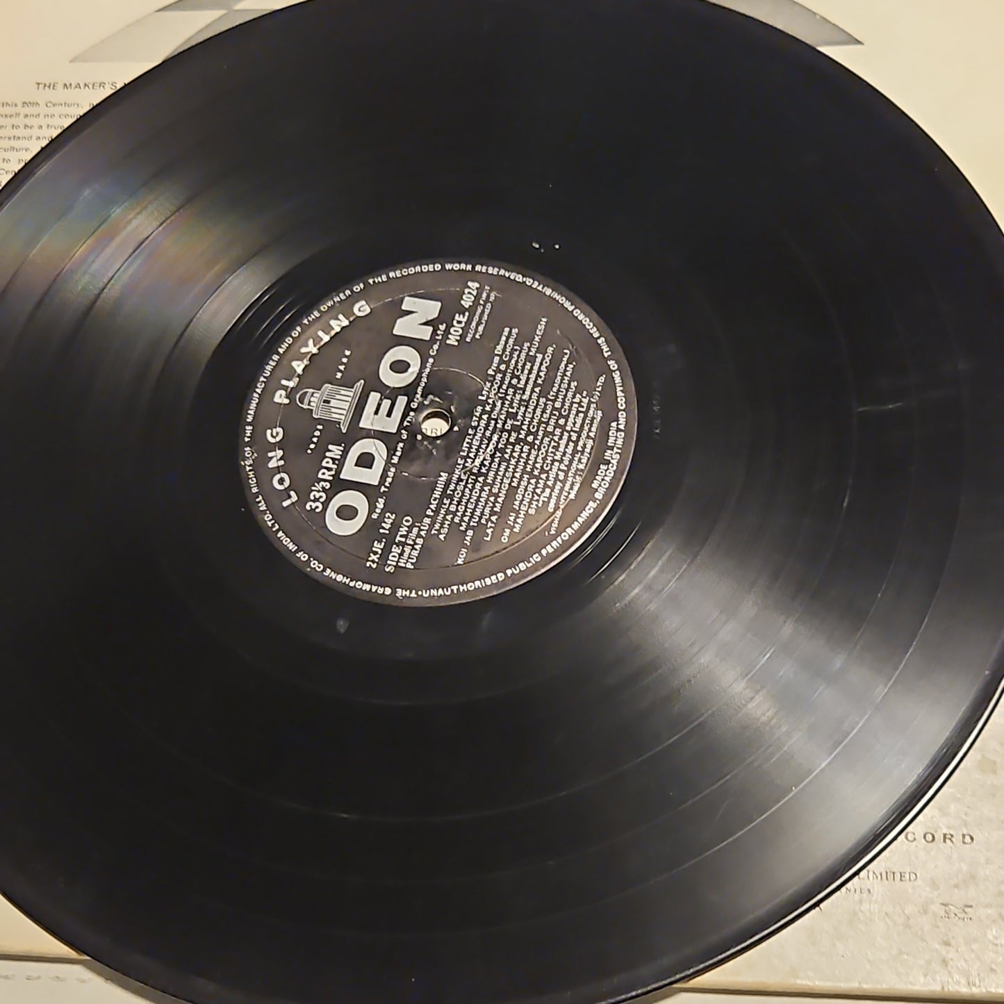 Purab Aur Pachchim - first ring odeon classic in excellent excellent Psych Funk
