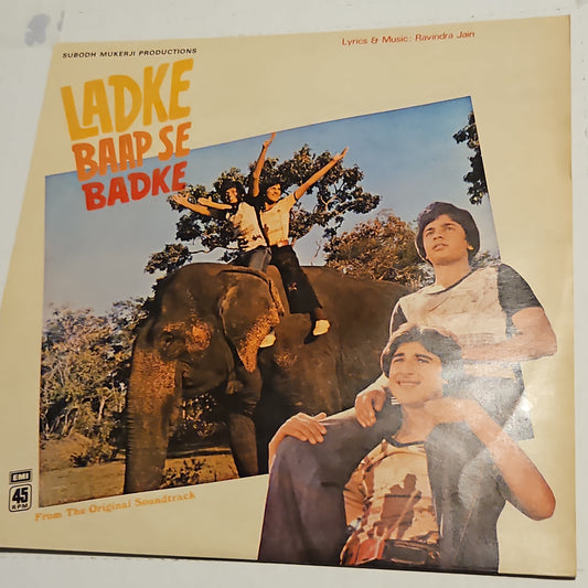 Ladke Baap se Badke -Ravindra Jain bollywood record in near mint