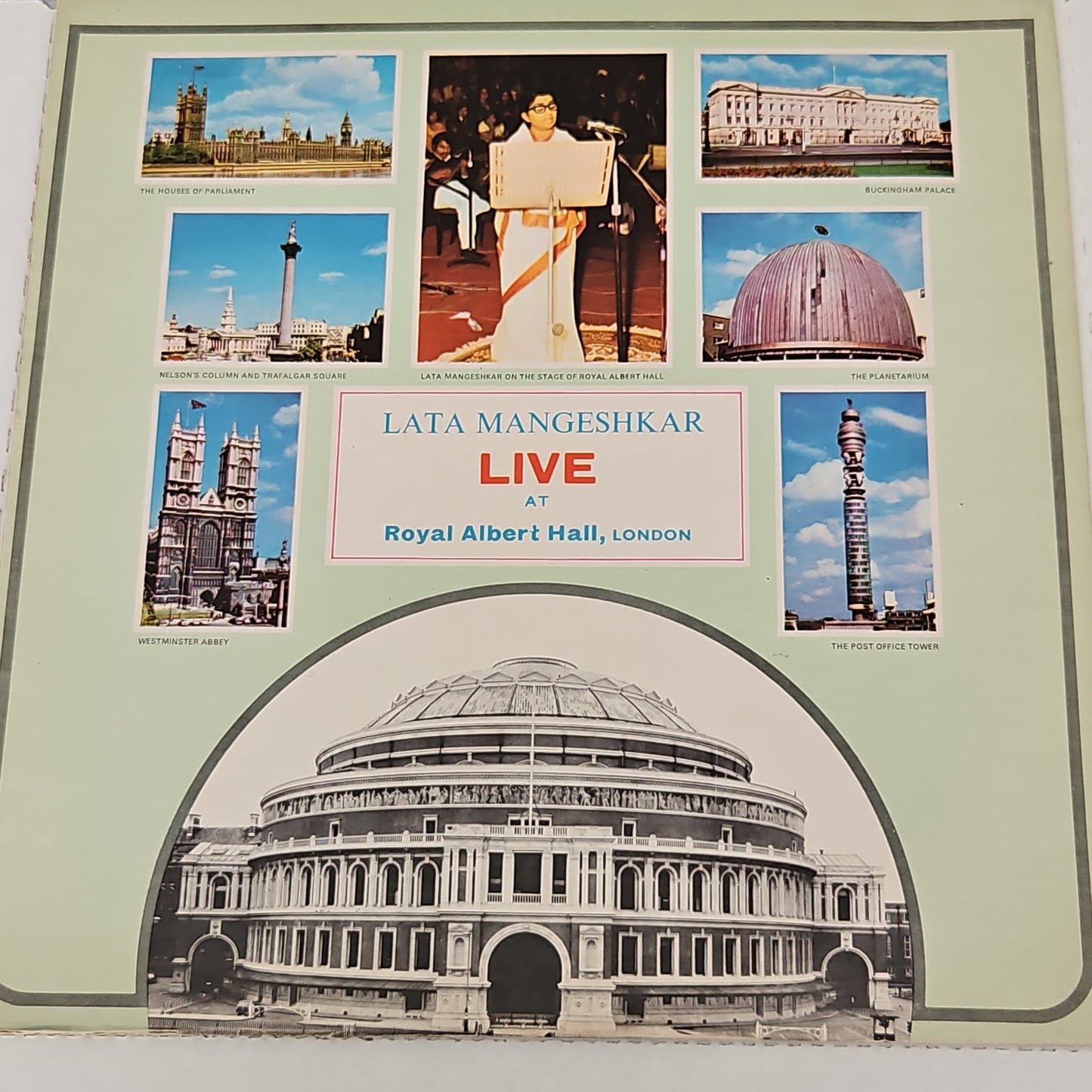 Lata Mangeshkar -1st edition Live at Royal Albert Hall 1974 2 LP set excellent