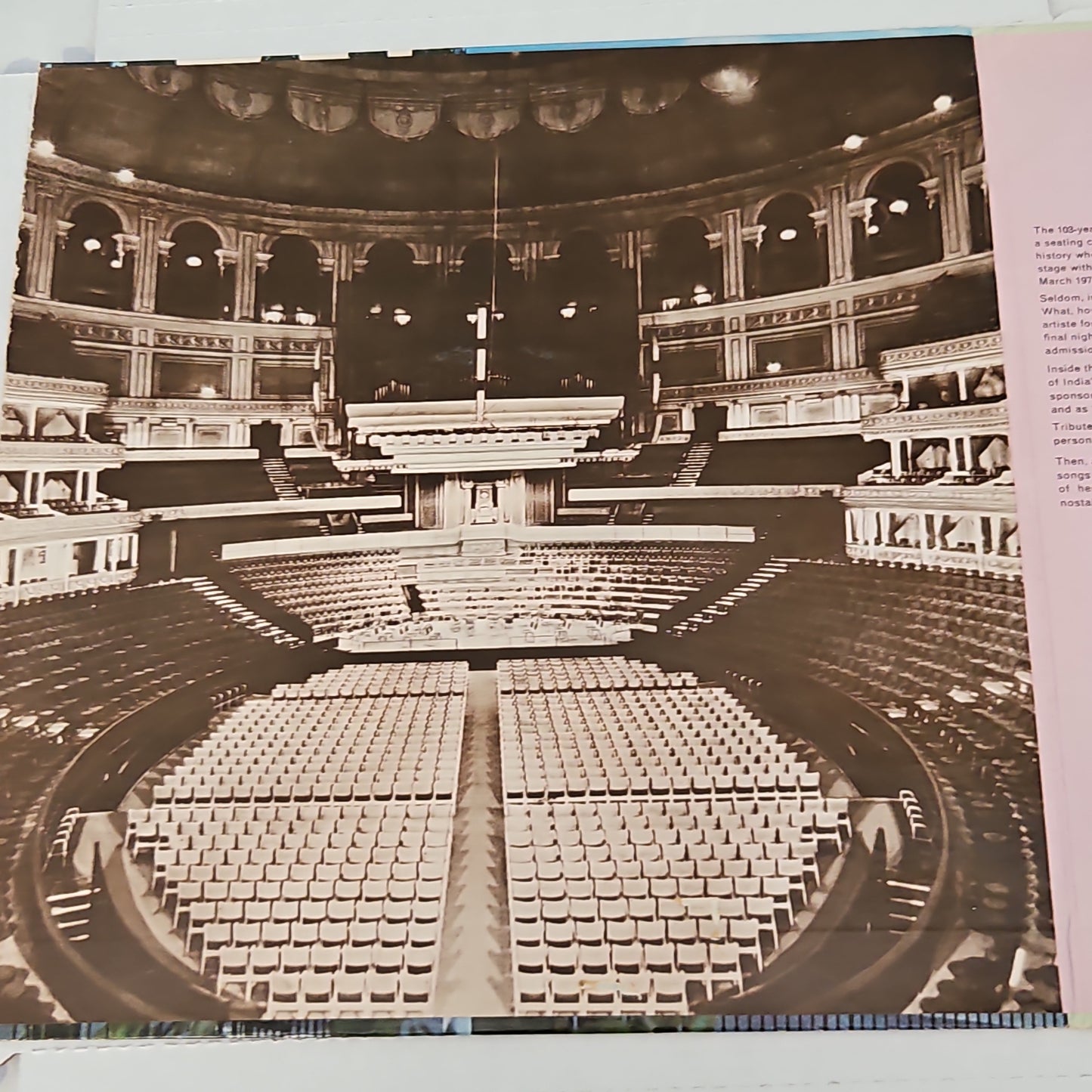 Lata Mangeshkar -1st edition Live at Royal Albert Hall 1974 2 LP set excellent