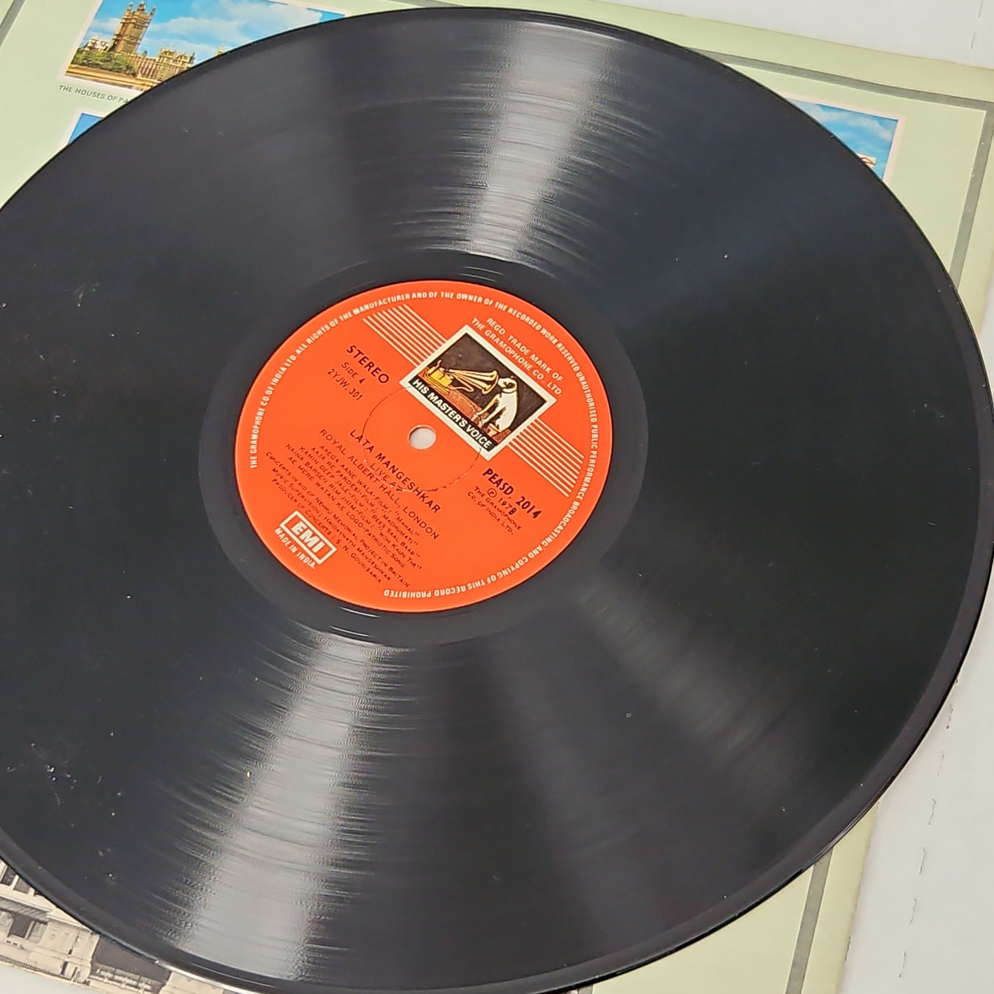Lata Mangeshkar -1st edition Live at Royal Albert Hall 1974 2 LP set excellent