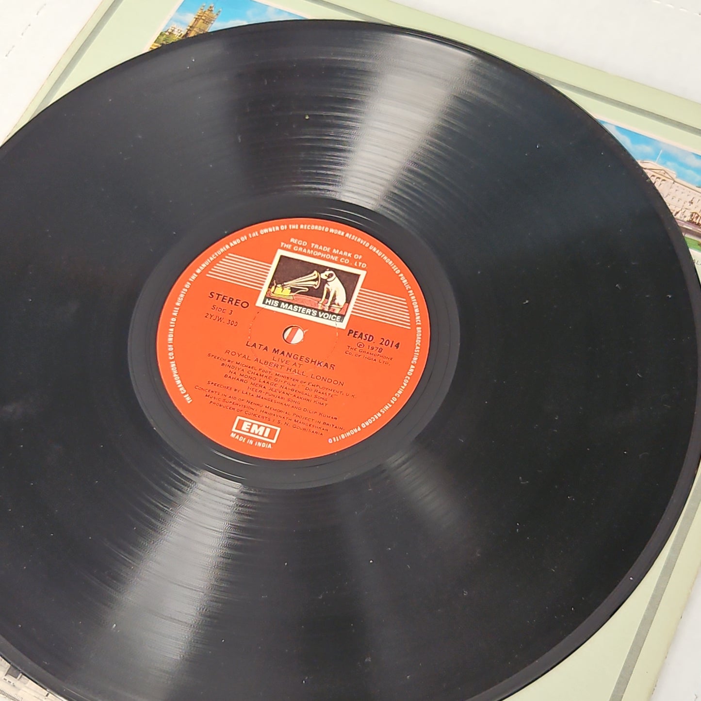 Lata Mangeshkar -1st edition Live at Royal Albert Hall 1974 2 LP set excellent