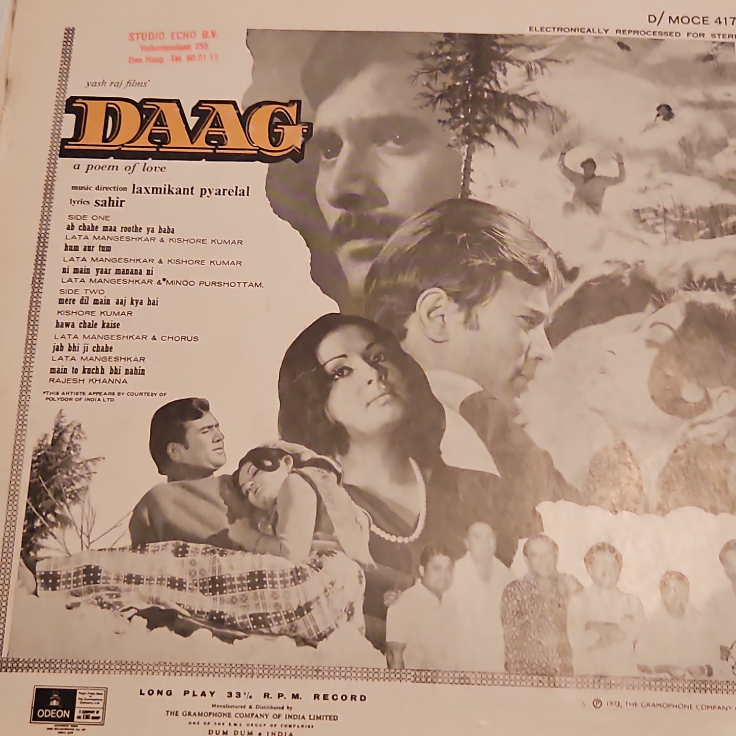 3 lps Rajesh Khannas Superhit Lps collection Daag, Aan Milo Sajna and Do Raaste in excellent condition