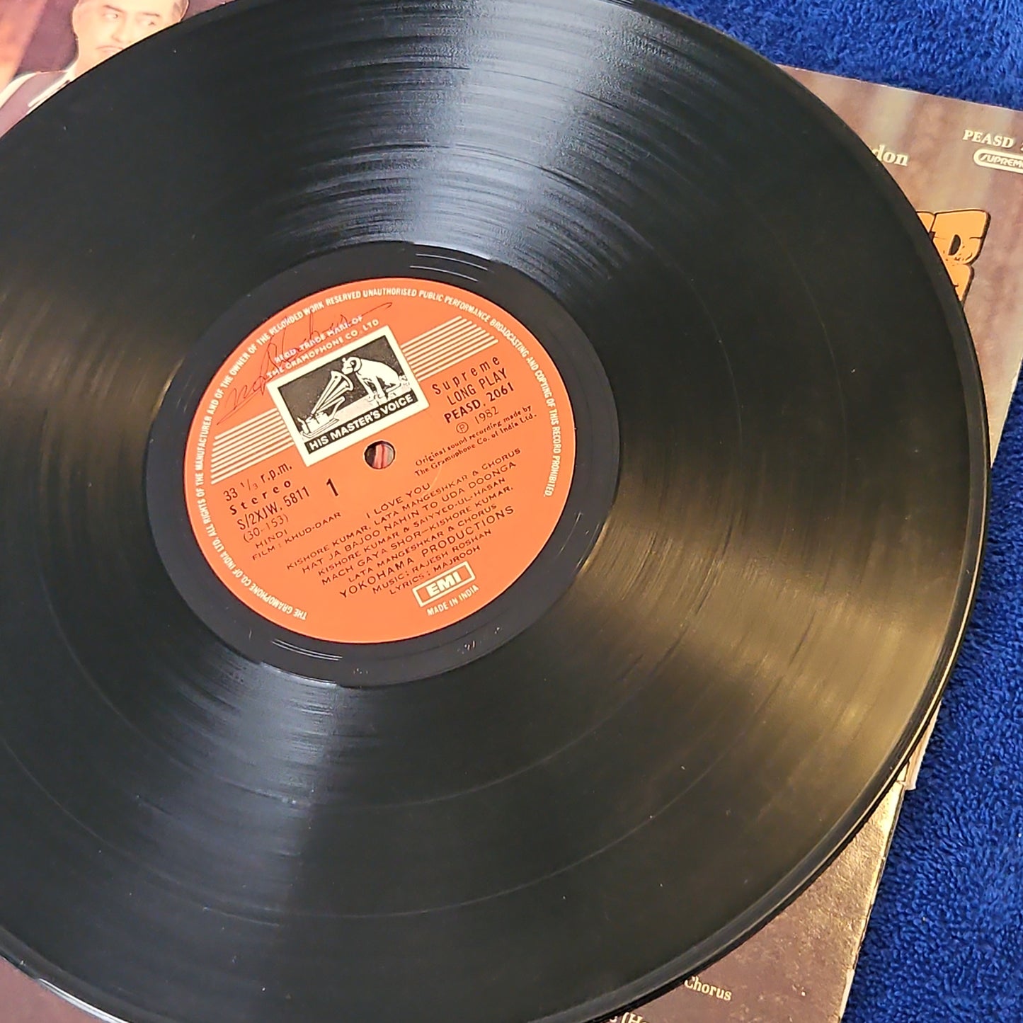 KHUDDAAR - Music by Rajesh Roshan in SUPREME STEREO Gatefold in excellent