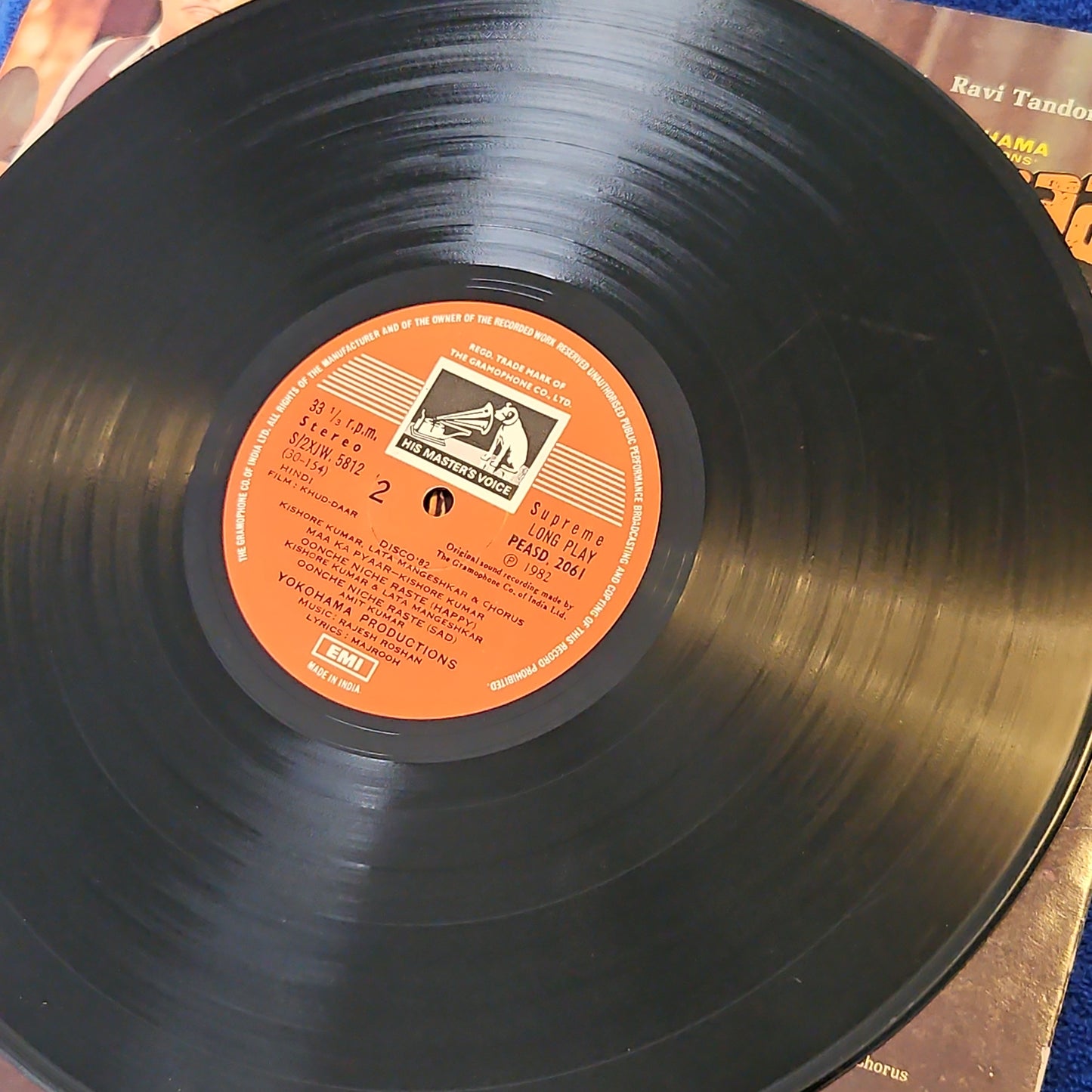 KHUDDAAR - Music by Rajesh Roshan in SUPREME STEREO Gatefold in excellent
