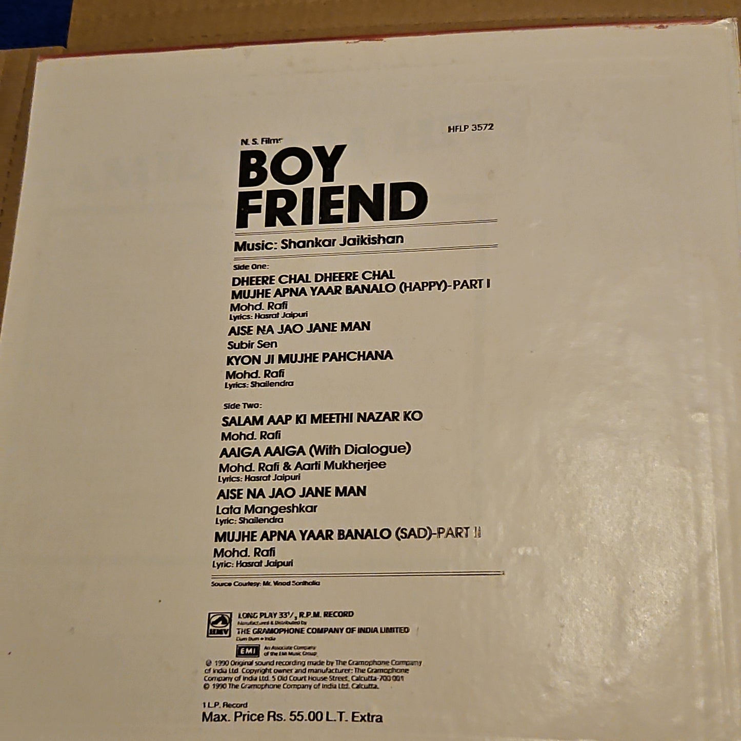 Boy Friend - Shankar Jaikishan Shammi Kapoor in near mint Pristine