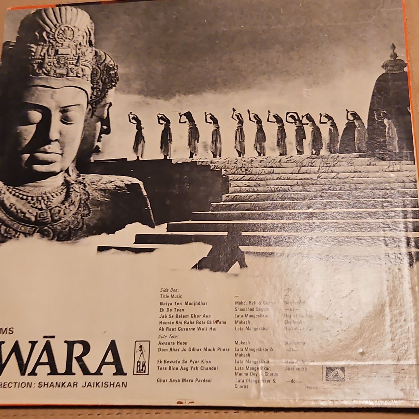 AWARA - Shankar Jaikishan record superhit in VG+ condition