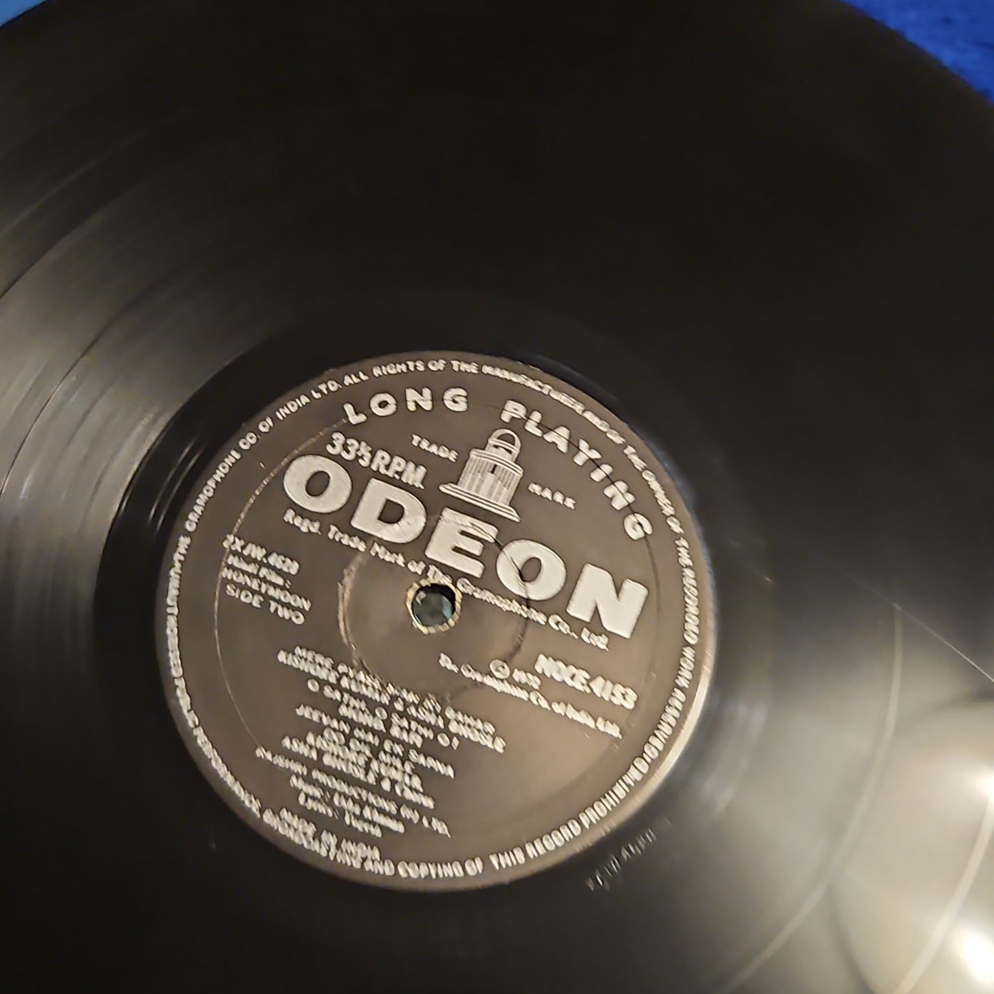 Mere Bhaiya / Honeymoon - 1st Ring odeon Music by Salil Chowdhury / Usha Khanna in Excellent condition