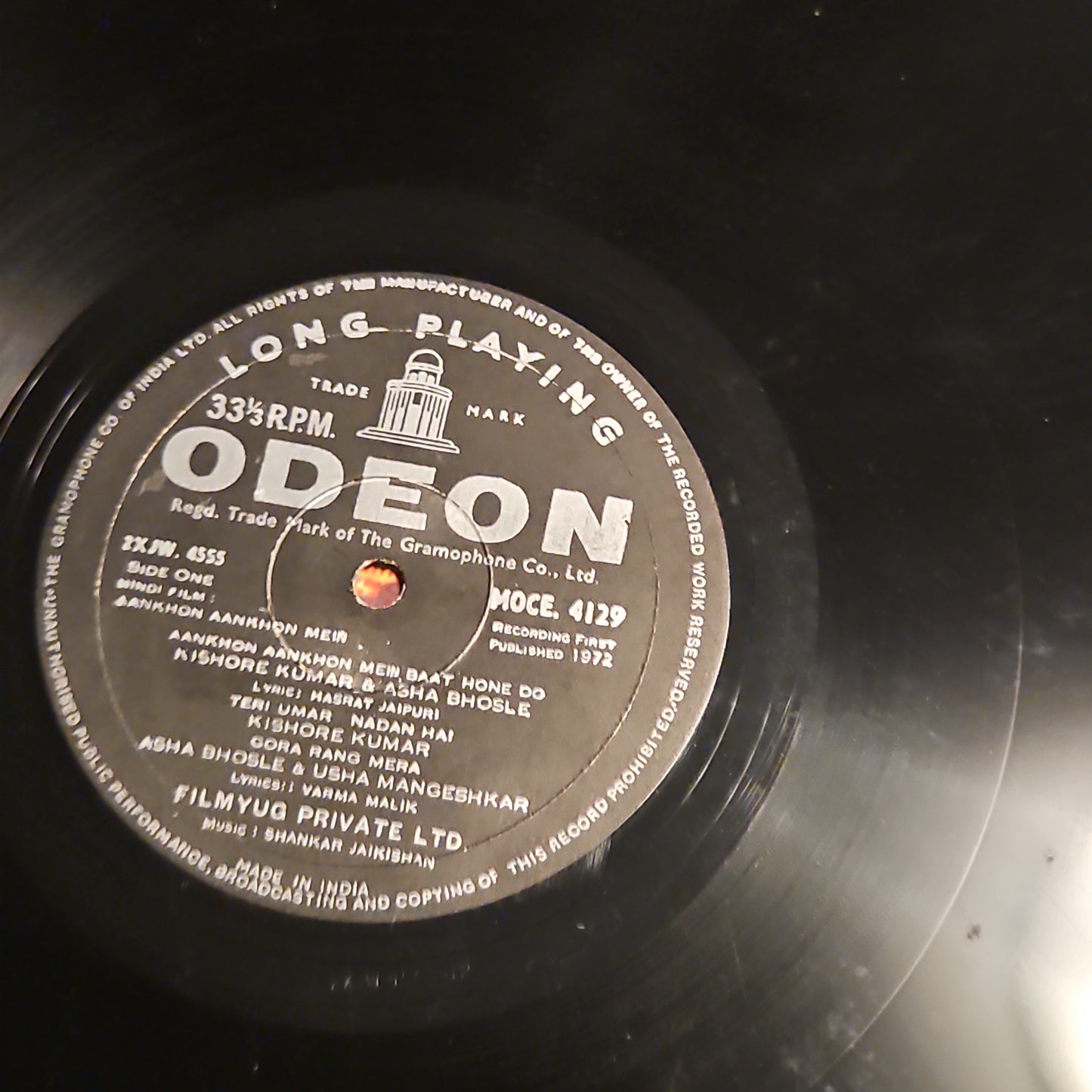 Aankhon Aankhon mein -1st Pressing 1st Ring odeon release - Rare in excellent condition