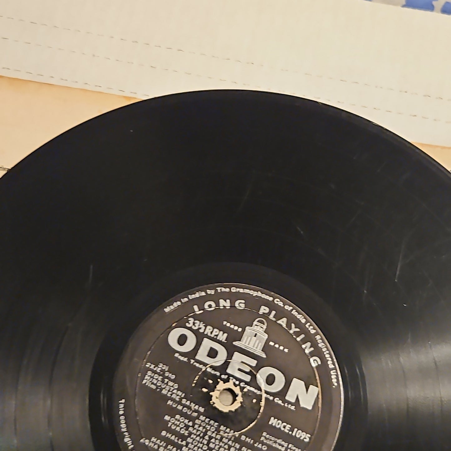 Mere Sanam - O P Nayyar superhit 1st Ring Odeon VG+ condition 92% Very rare
