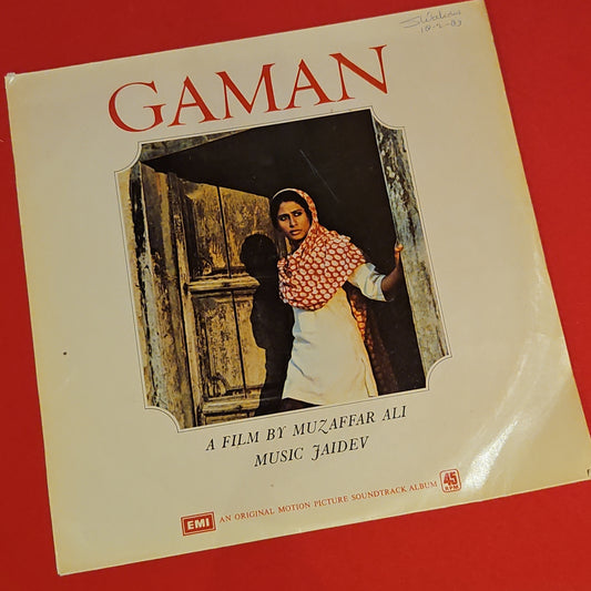 GAMAN - Jaidev Superhit on 45 rpm LP featuring Suresh Wadkar award winning Seene me Jalan Near Mint