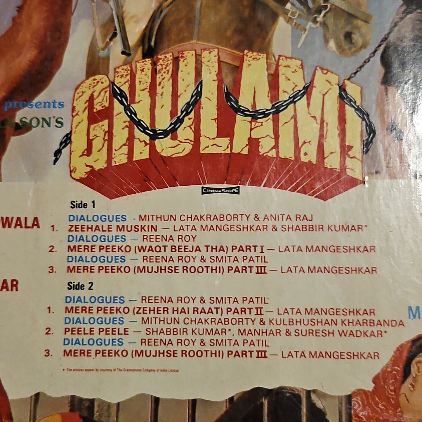 Ghulami - Laxmikant Pyarelal and Gulzar classic iin VG+ condition