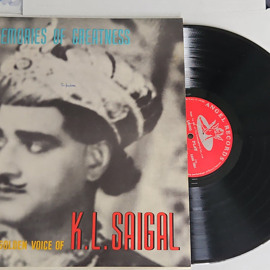 K. L. Saigal - Memories Of Greatness (The Golden Voice Of K.L. Saigal) vol 1 Angel odeon in near mint condition Pristine