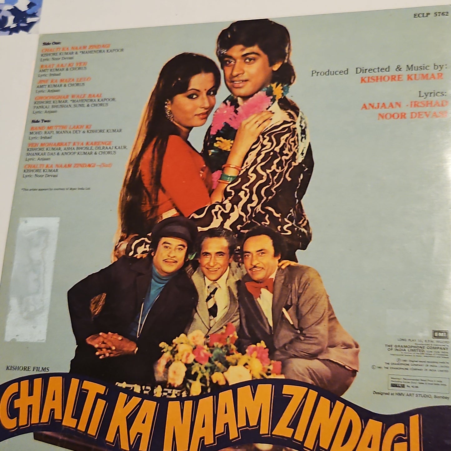 Chalti ka naam Zindagi - Music by kishore kumar - near mint Pristine