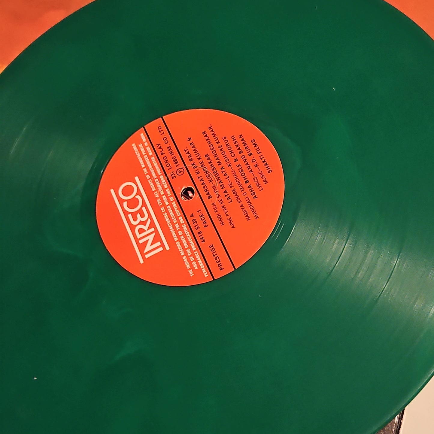 Barsaat ki ek raat Colored Vinyl - R D Burman Blockbuster in gatefold Near Mint Collectible