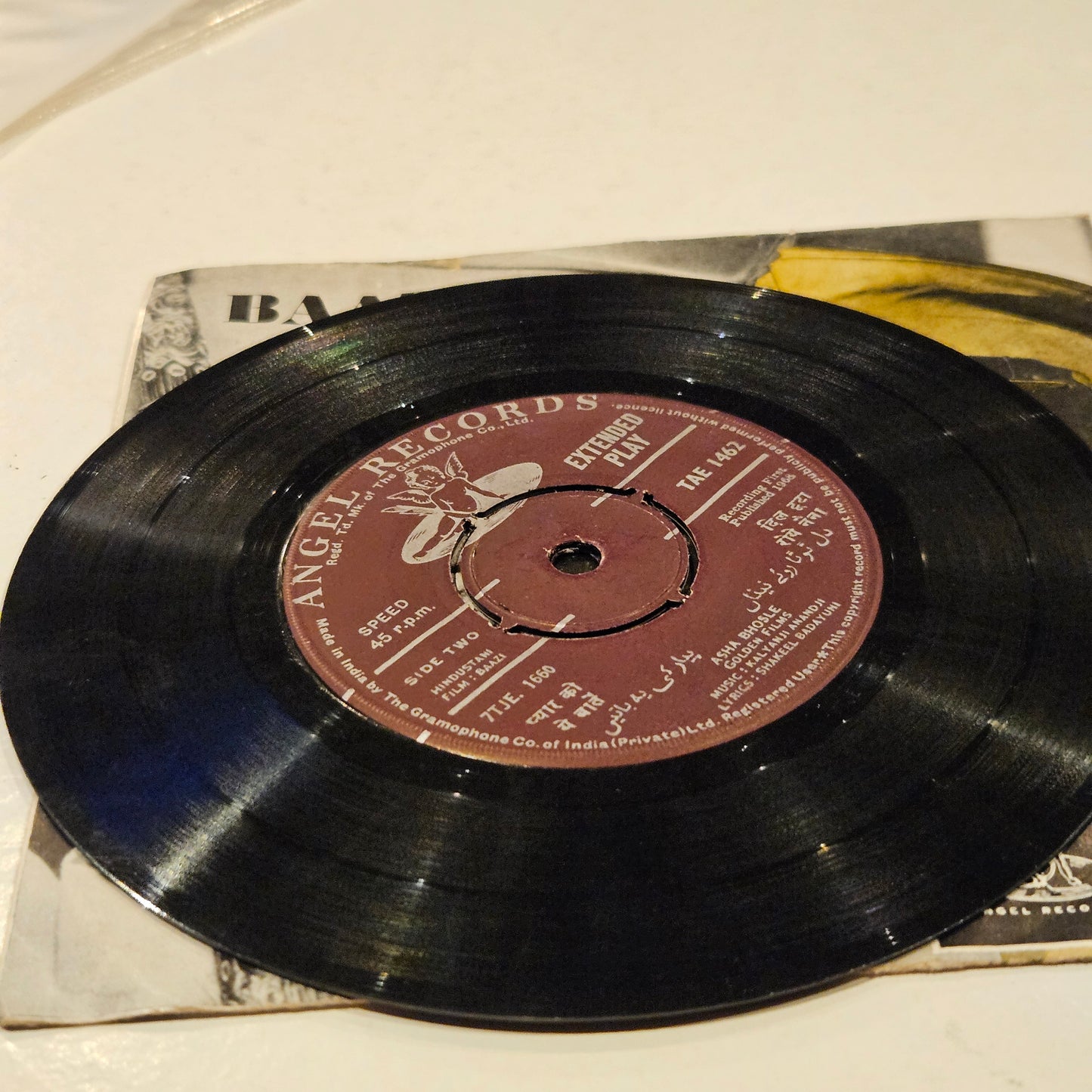 Baazi - Kalyanji Anandji classic superhit in Near mint Angel EP rare