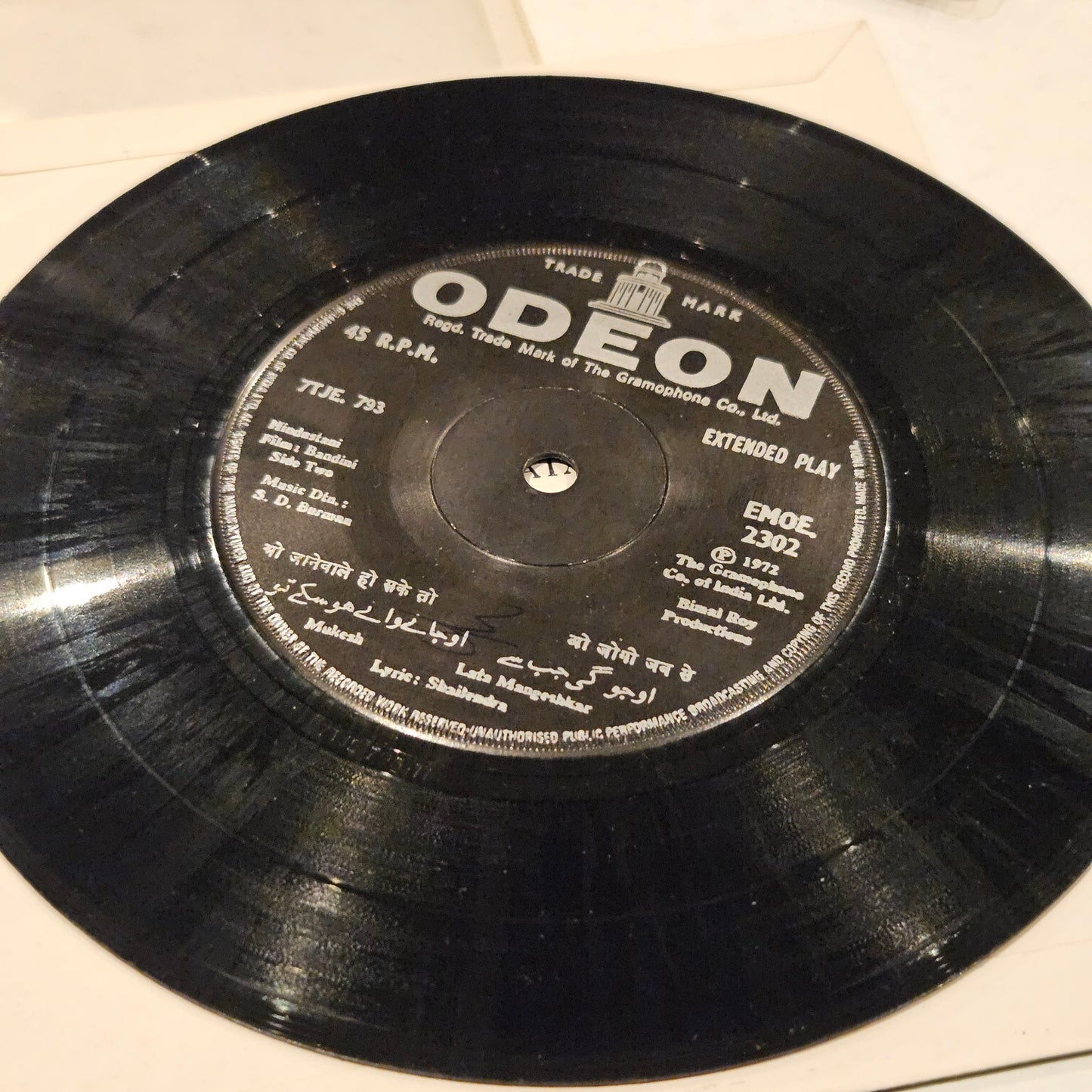 Bandini - S. D. Burman classic superhit in Near mint EP