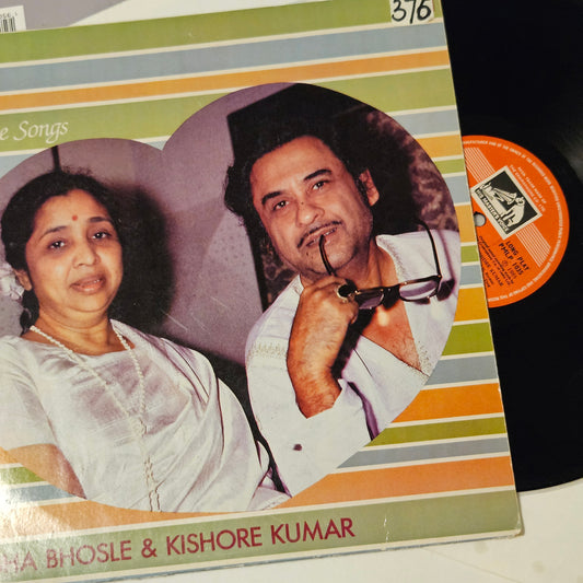 Duets - Asha Bhosle and Kishore Kumar Love Songs in near mint - superb and rare collection of songs