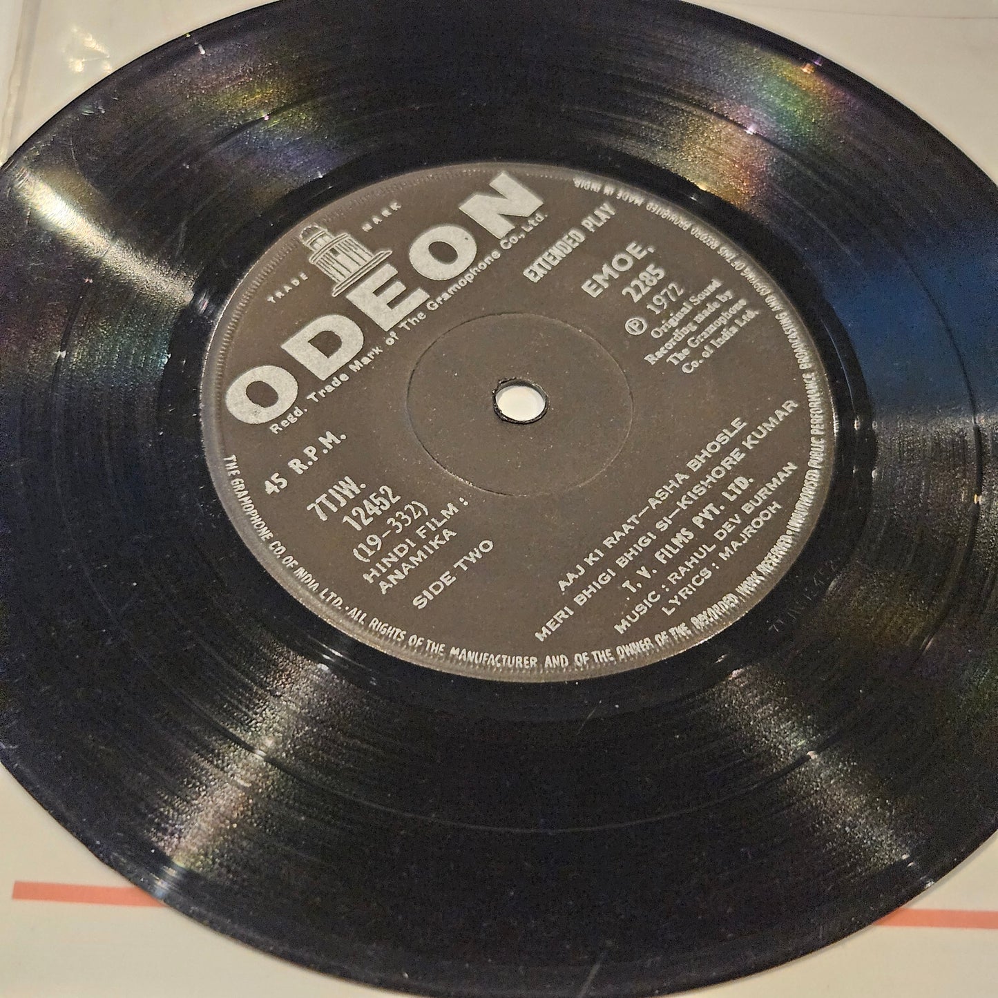 Anamika - R D Burman superhit EP in VG+ - no cover