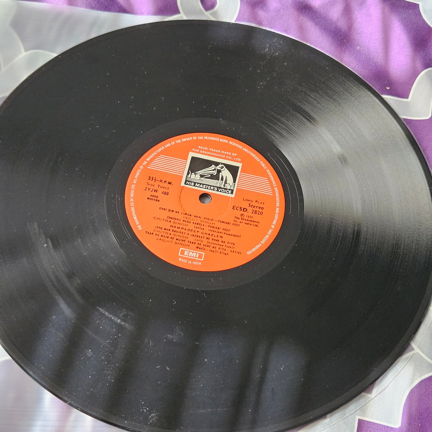 Jagjit Singh and Chitra Singh *Come Alive in Live Concert* excellent 2 LP Set