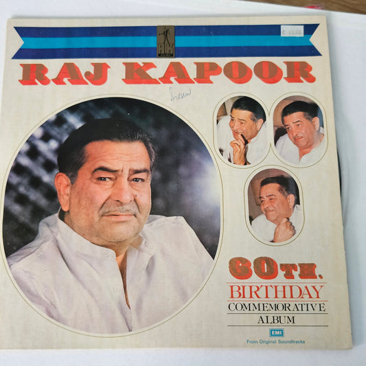 Various – Raj Kapoor (60th. Birthday Commemorative Album) HMV– ECLP 5977
LP Mono 1984