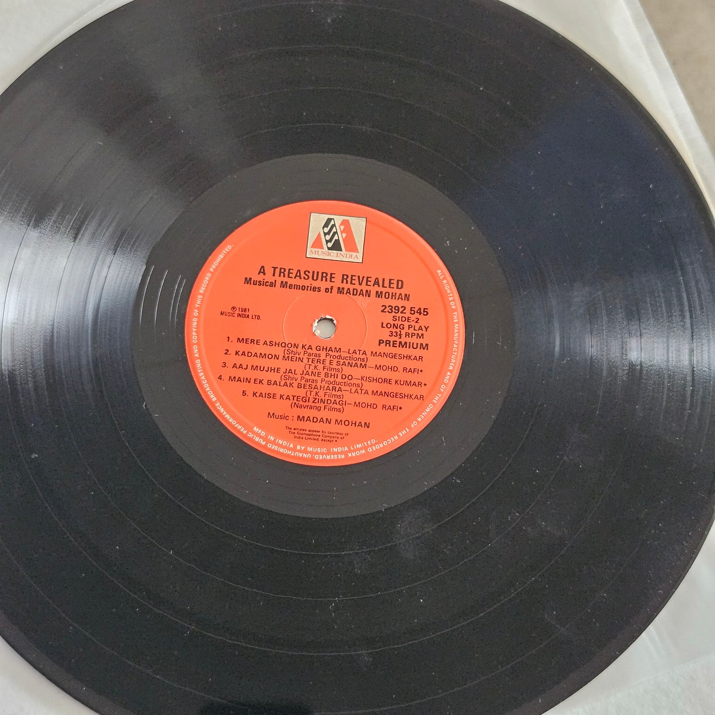 Madan Mohan - Unreleased songs Rare & collector item in Near Mint madan mohan pics from original soundtracks