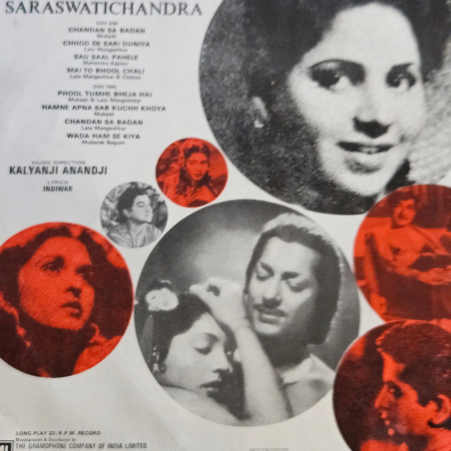 4 LPs package deal - Gumrah, Saraswatichandra, Bharosa, and Phr Subah Hogi classic Superhit from original soundtracks